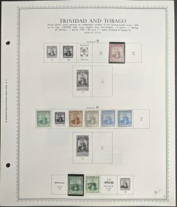 EDW1949SELL : TRINIDAD & TOBAGO Very clean, all VF Mint OG collection. Cat $452.