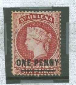 St. Helena #25v  Single