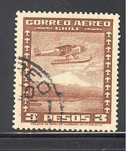 Chile Sc # C41 used (DT)
