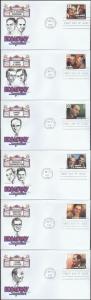 #3345-50 Broadway Songwriters Covercraft FDC Set