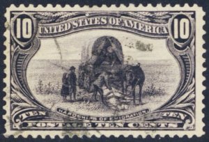 290, Used VF+ GEM 10¢ Trans Mississippi - Stuart Katz