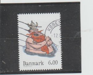 Denmark  Scott#  1572  Used  (2011 Bathing Viking)