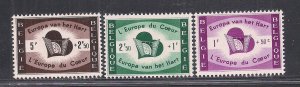 BELGIUM SC# B638-40   FVF/MOG  1959