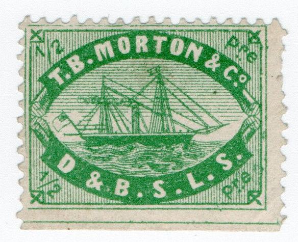 (I.B) Turkey Local Post : TB Morton & Co Journal Stamp ½pi