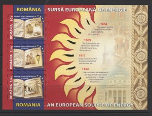 Romania #5110a (2009 European Energy sheet) VFMNH CV $4.00