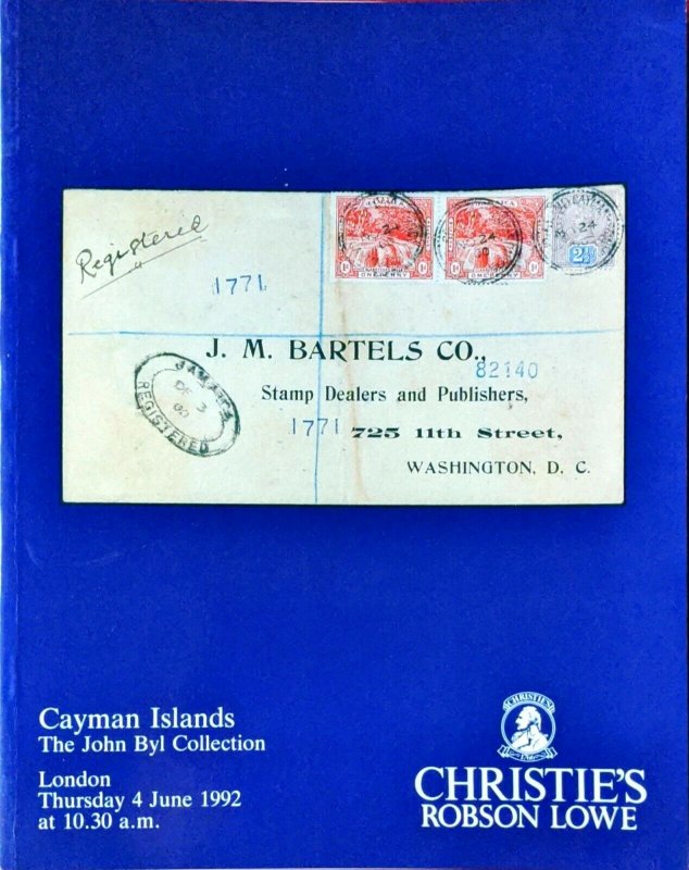 Auction Catalogue CAYMAN ISLANDS - The John Byl Collection