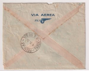 BRAZIL cover_1933_Airmail_Via PANAIR_ nice stamps