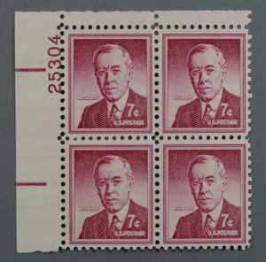 United States #1040 MNH XF Plate Block Gum Xtra Fine Woodrow Wilson