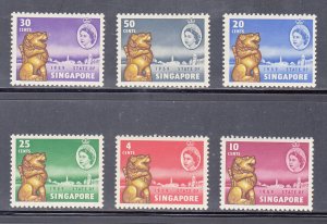 Singapore Scott #43-48 MNH