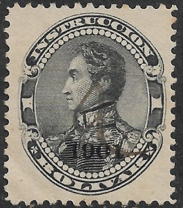 Venezuela Stamp - Scott #160/A28 1b Slate Mint/LH 1900 