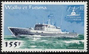 WALLIS & FUTUNA 2000 Patrol Boat La Glorieuse; Scott 527; MNH