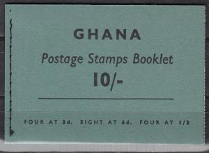 Ghana Stanley Gibbons SB4 booklet 10/-