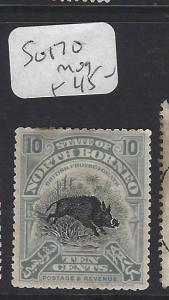 NORTH BORNEO (P2608B)  BOAR 10C  SG 170  MOG