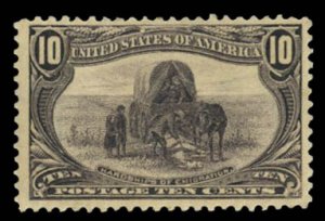 United States, 1898 Trans-Mississippi Issue #290 Cat$140, 1898 10c gray viole...