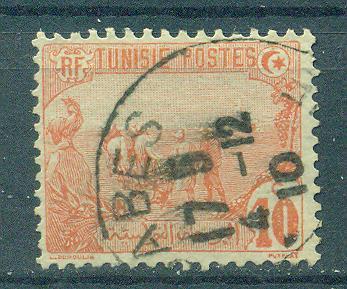 Tunisia sc# 34 (2) used cat value $.30