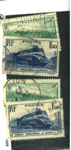 FRANCE 323-8 )2_ USED FVF Cat $21