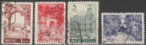 Macao #332-5  F-VF Used CV $76.50  (A14736)