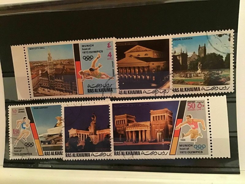 Ras Al Khaima Múnich winter  olympic   stamps  R21960
