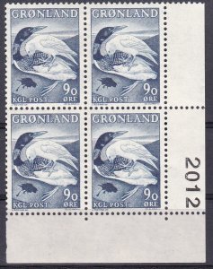 Greenland, Fauna, Birds, Greenland Sagas / MNH / 1967