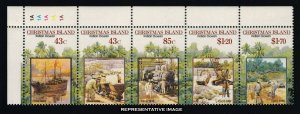 Christmas Island Scott 298-302 Mint never hinged.