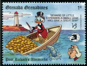 1098-1103 Grenada Grenadines Disney World Stamp Expo 89, MNH set of 6