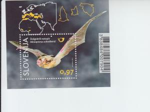 2014 Slovenia Bats SS (Scott NA) MNH