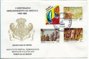 REP. DOMINICANA DOMINICAN REPUBLIC 1986 V CENTENARY OF DISCOVERY OF AMERICA HIST