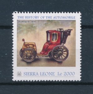 [107458] Sierra Leone 2010 Classic cars Jeantaud 1897  MNH