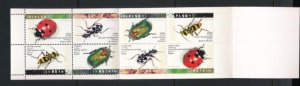 ISRAEL 1994 BEETLES BOOKLET MINT NH