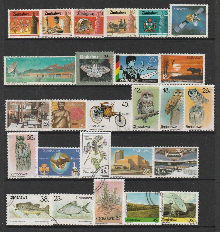 Zimbabwe a small M&U collection includes sets