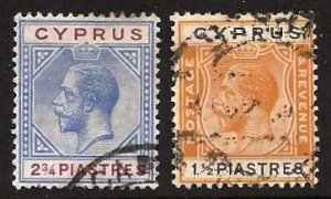 Cyprus 81 and 95