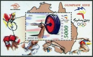 Indonesia SC#1910a 27th SUMMER OLYMPIC GAMES SYDNEY S/S (2000) MNH