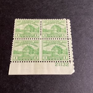 Scott# 728 Plate# Block Of 4 Stamps MNH-1933-US