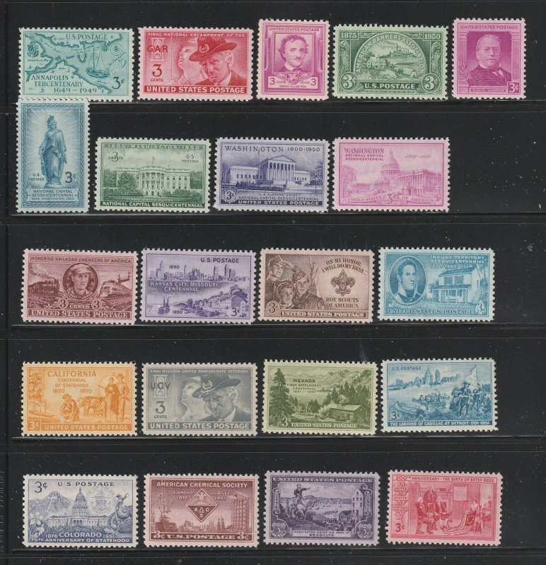 United States Collection D Most MNH - 4 Scans - All the stamps are in the scans.