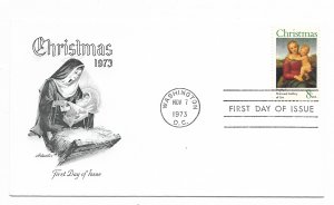 US 1507 8c Christmas Madonna & Child FDC Artmaster Cachet Unaddressed ECV $9.00