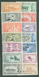 Falkland Islands #107-120 Unused Single (Complete Set)