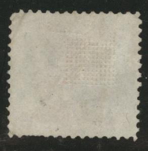 USA Scott 121 Used shield, flags stamp with Star Fancy Cancel 1869 high CV