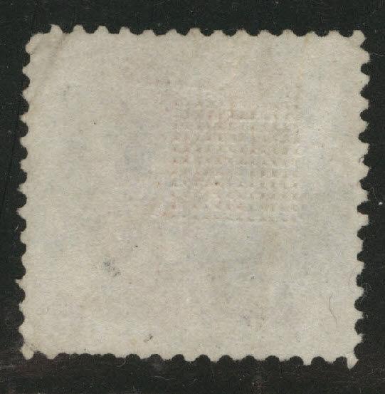 USA Scott 121 Used shield, flags stamp with Star Fancy Cancel 1869 high CV