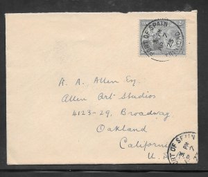Trinidad & Tobago #24 on APR/7/1923 (A1555) Around the World in Covers
