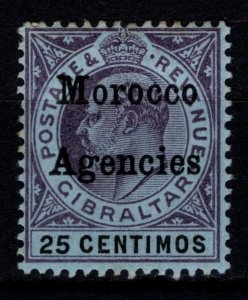 Morocco Agencies 1903-05 Edward VII Optd. Gibraltar issue, 25c [Unused]