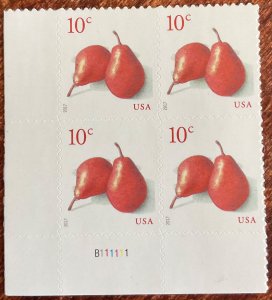 US #5178 MNH Plate LL Block of 4 Red Pairs SCV $.80