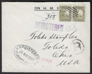 CANADA - PROVINCES Newfoundland: 1898-1915 Group of three Registered - 38997