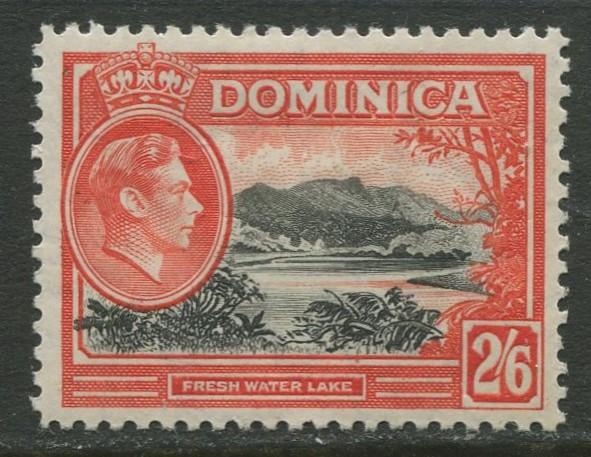 DOMINICA -Scott 108 - KGVI Definitive -1938 - MVLH - Single 2/6p Stamp