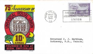 #C42 FDC, 10c P.O. Bldg, Cachet Craft/Boll cachet