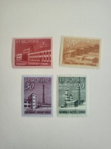 Stamps Albania Scott #697-700 h