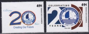 US 1062-63 Trust Territories Micronesia NH VF College Of Micronesia Singles