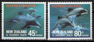 New Zealand B139-B140 MNH Semi-Postal Marine Life Dolphins ZAYIX NZES0013M