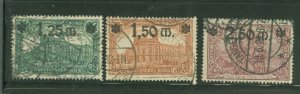 Germany #115-117 Used Single (Complete Set)