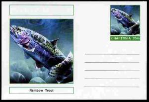 Chartonia (Fantasy) Fish - Rainbow Trout postal stationer...