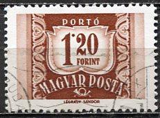 Hungary: 1965; Sc. # J263, O/Used, Perf. 11 1/2 x 12, Single Stamp